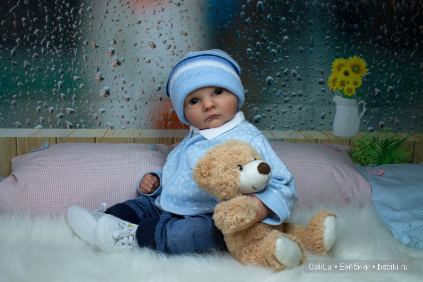 Realborn Asher awake. Куклы-реборн Галины Людвиг