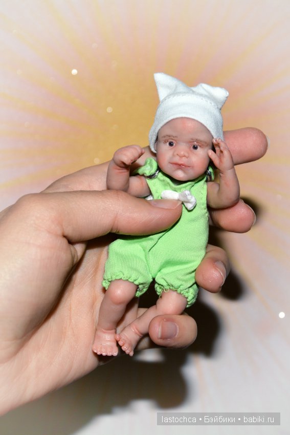 Двойняшки от Елены Ткаченко. Мини куклы (фото 3)