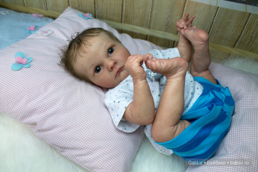 Realborn Asher awake. Куклы-реборн Галины Людвиг (фото 4)