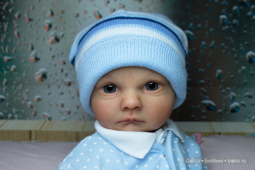 Realborn Asher awake. Куклы-реборн Галины Людвиг