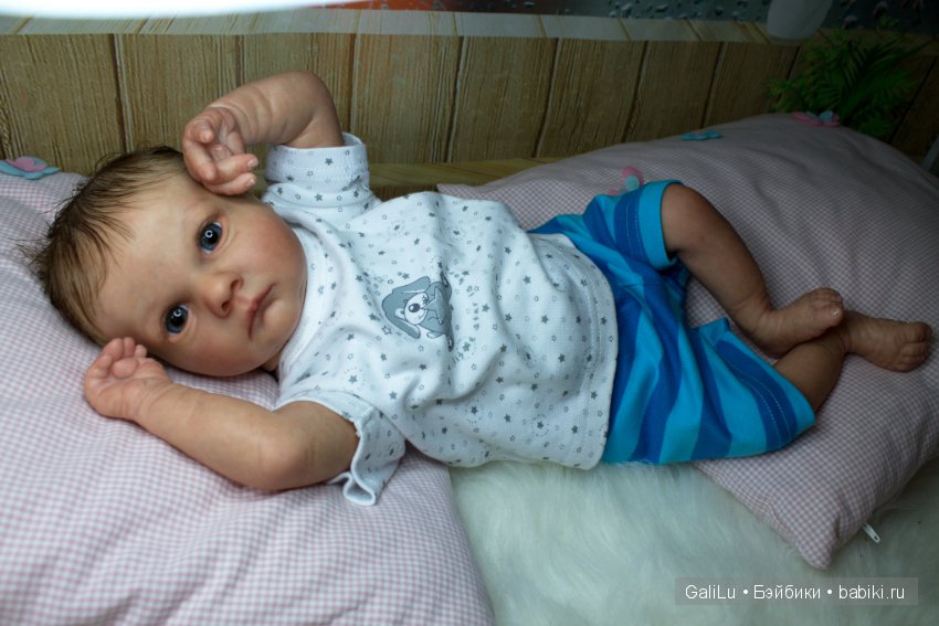 Realborn Asher awake. Куклы-реборн Галины Людвиг (фото 5)