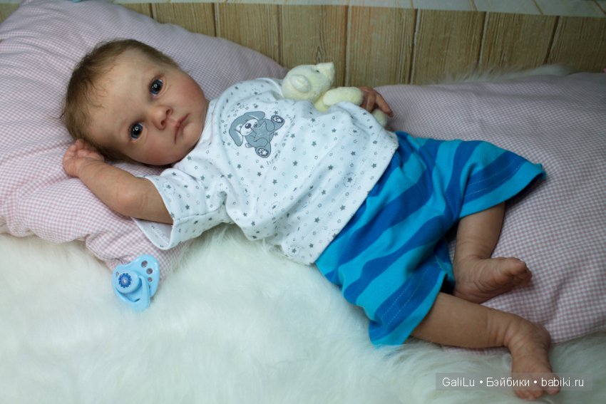 Realborn Asher awake. Куклы-реборн Галины Людвиг (фото 3)