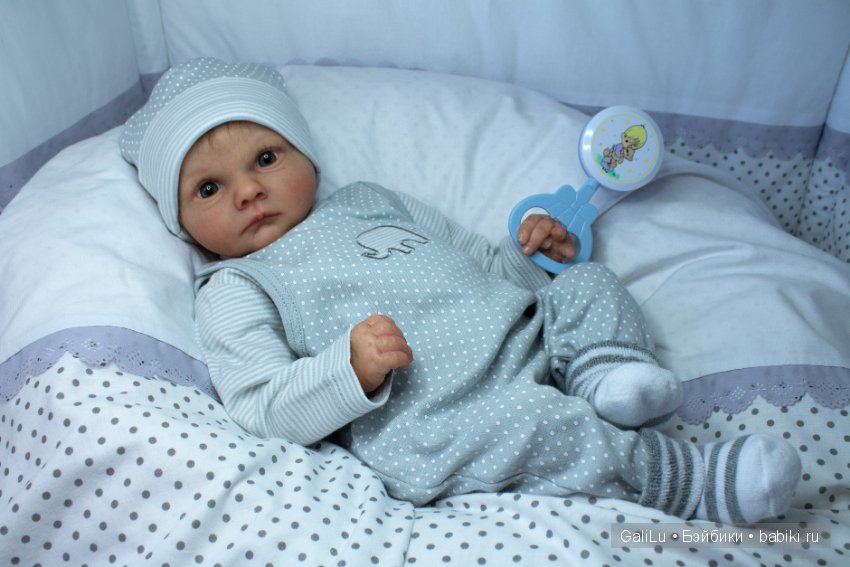 Realborn Asher awake. Куклы-реборн Галины Людвиг (фото 9)