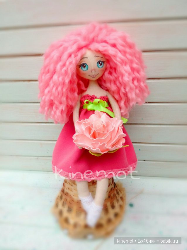 Мои цветики. Куклы из ткани