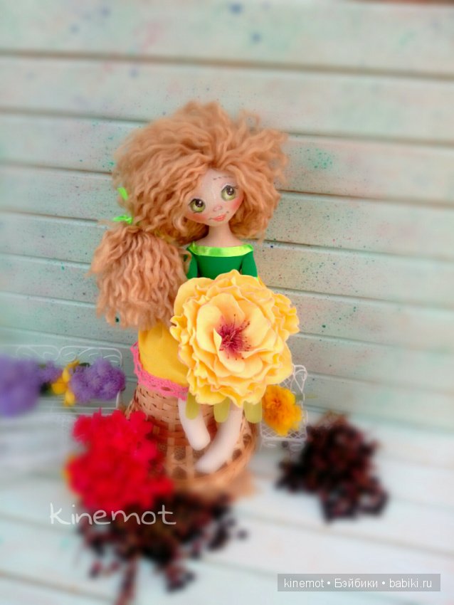 Мои цветики. Куклы из ткани (фото 4)