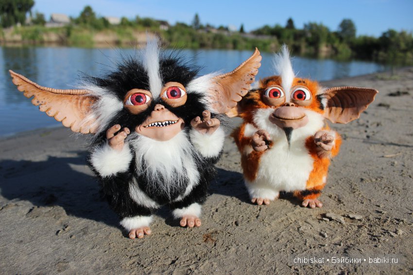 Гремлины — Игрушки в смешанной технике (мех и глина): Арт (фото 5)