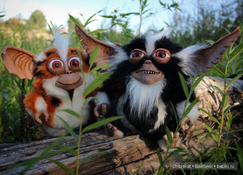 Гремлины — Игрушки в смешанной технике (мех и глина): Арт