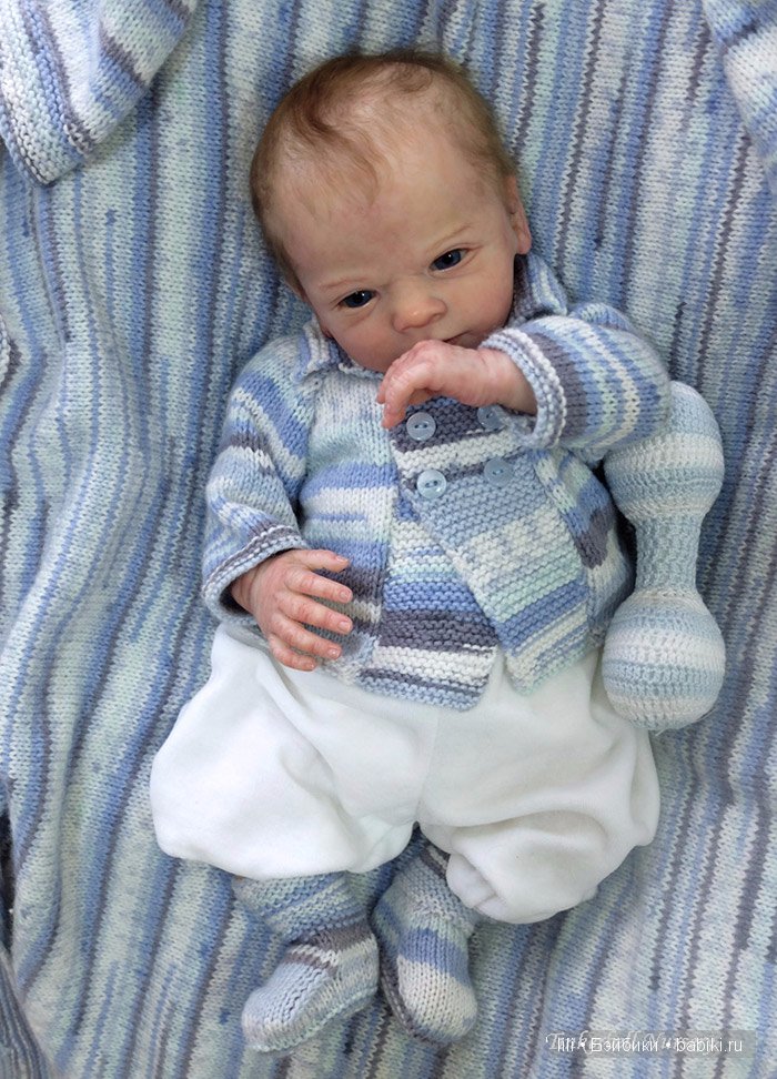 Новый молд куклы реборн Realborn Clyde Awake (фото 8)