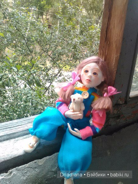 Аришка фантазерка. Авторская кукла ручной работы (фото 6)