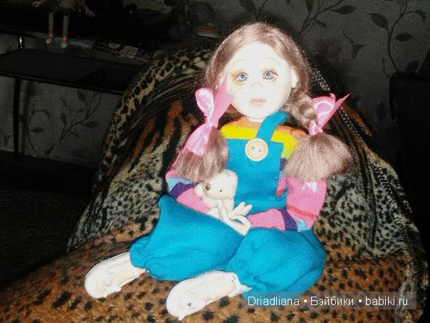Аришка фантазерка. Авторская кукла ручной работы (фото 5)