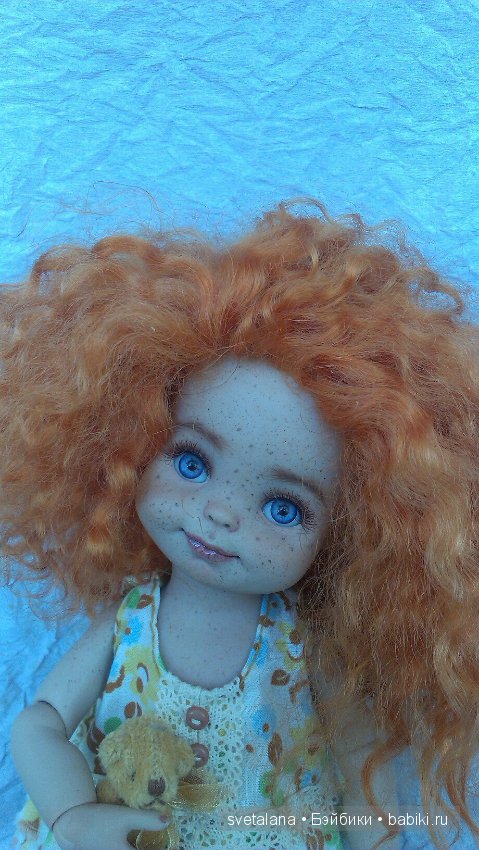 Нюша - Рыжее чудо - ООАК шарнирной куколки (фото 2)