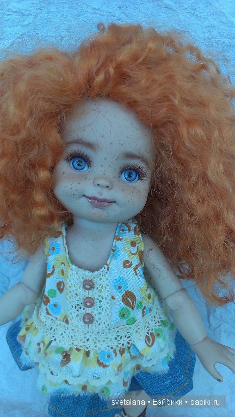 Нюша - Рыжее чудо - ООАК шарнирной куколки (фото 8)