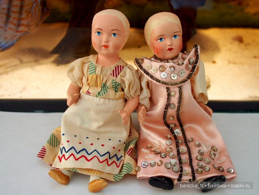 Русская тряпичная кукла, 1920-е годы - на сайте антикварных кукол.