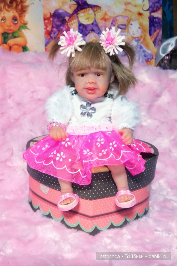 Алиночка - озорная мини кукла от Елены Ткаченко