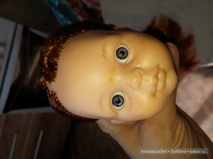 Частичная прошивка волос кукле от Паолы Рейна (фото 2)