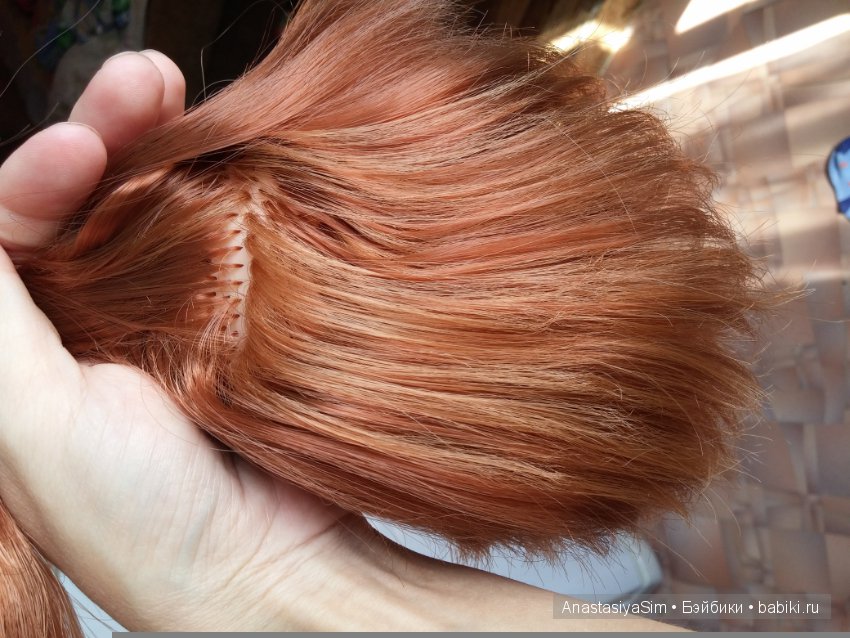 Частичная прошивка волос кукле от Паолы Рейна (фото 8)