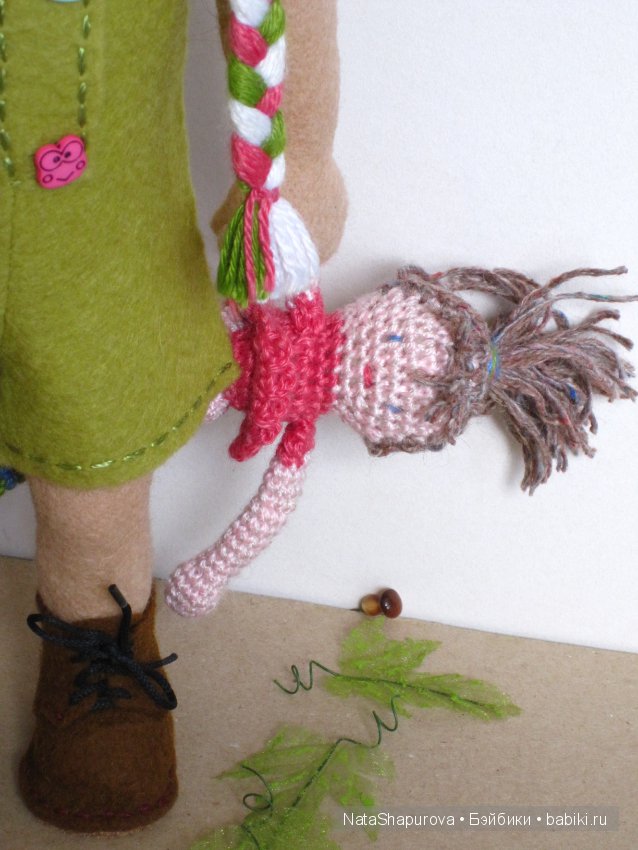 Куклы из шерсти. Девочка Николь (фото 3)