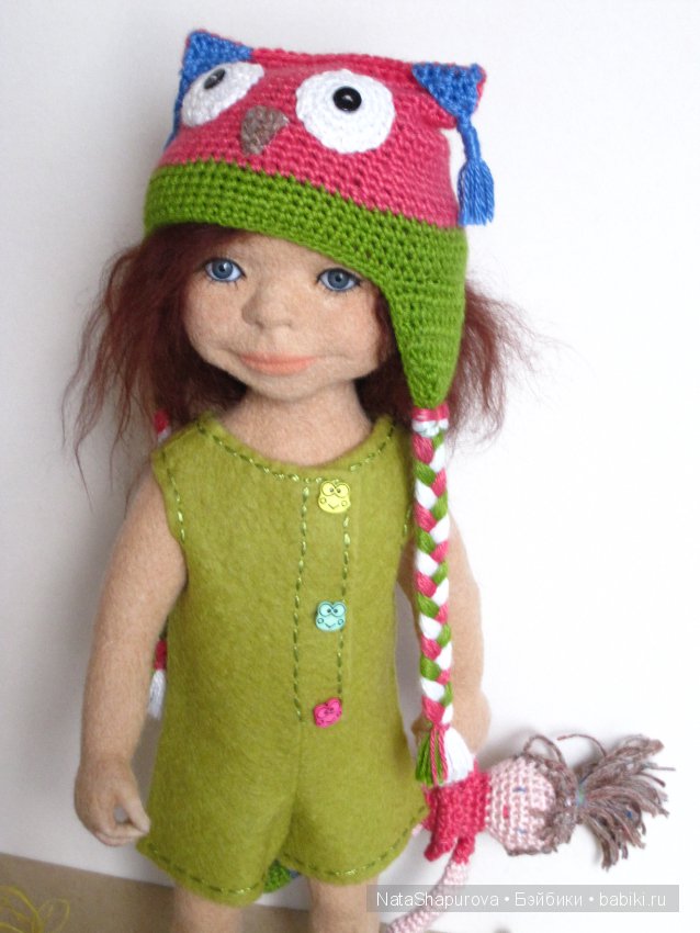 Куклы из шерсти. Девочка Николь (фото 4)