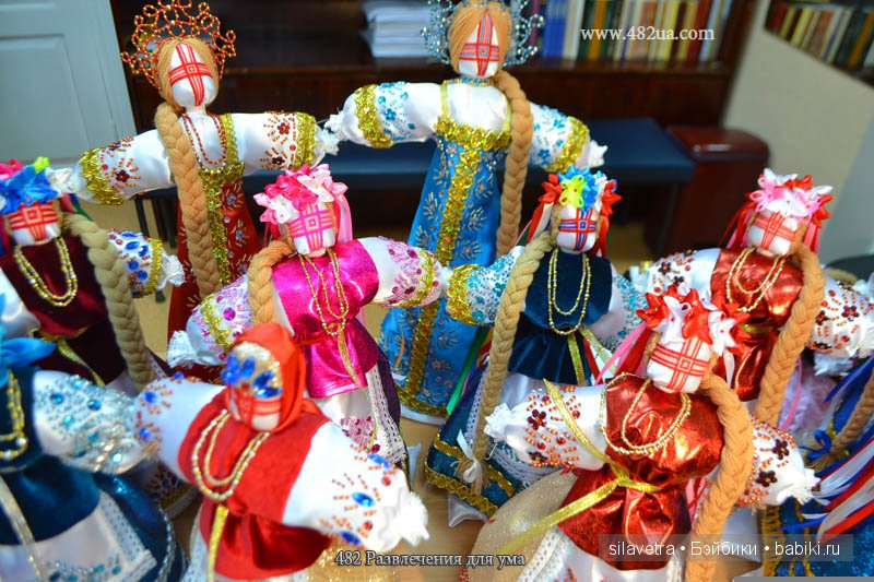 Русская кукла мотанка — Авторские игрушки из разных материалов: синельная проволока