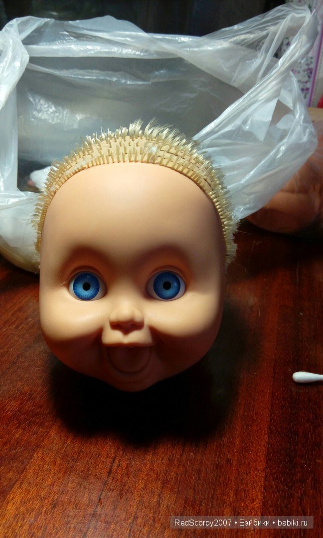 Моя переделка малышки baby face. ООАК, первая проба пера