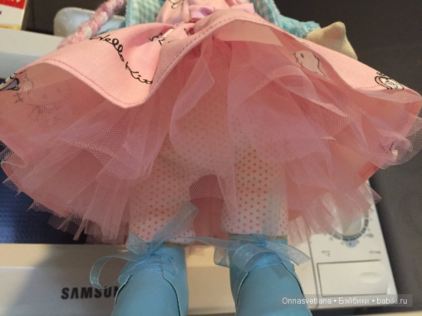 Интерьерная кукла из ткани ручной работы "Кетти" (фото 6)