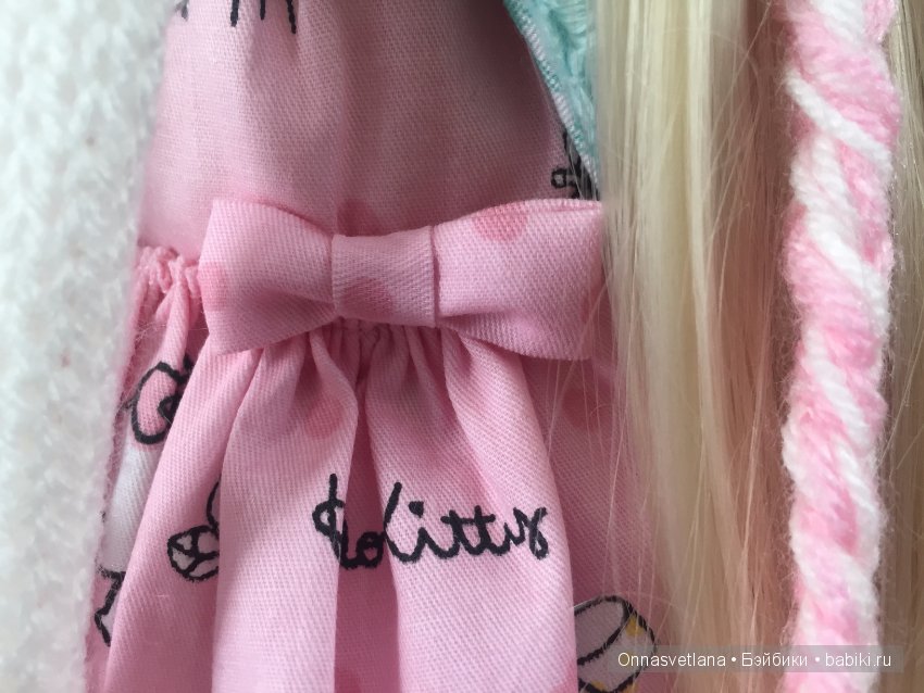 Интерьерная кукла из ткани ручной работы "Кетти" (фото 7)