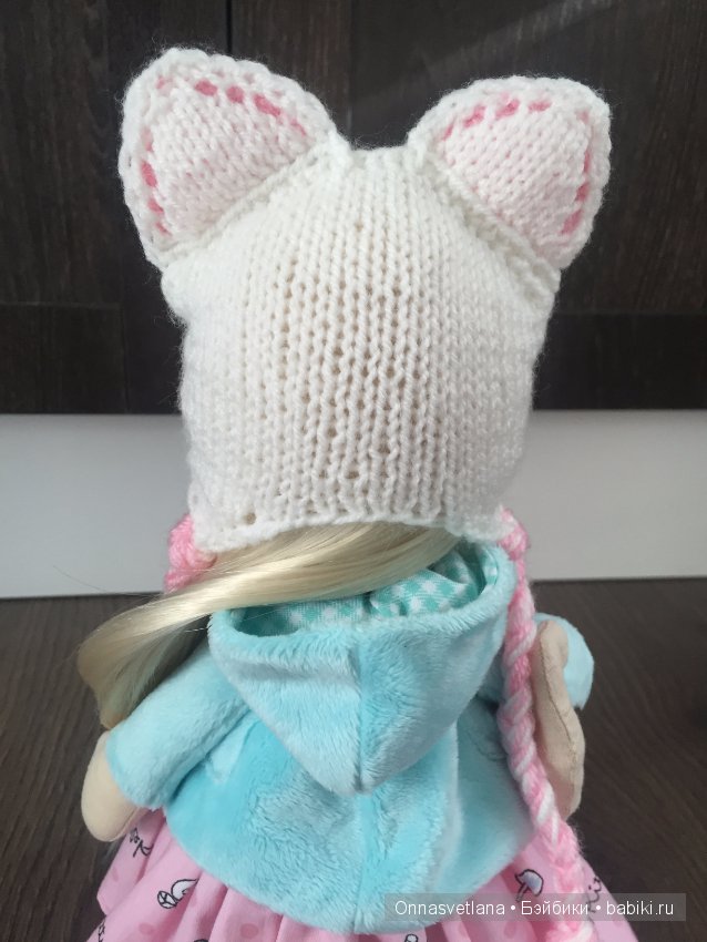 Интерьерная кукла из ткани ручной работы "Кетти" (фото 4)