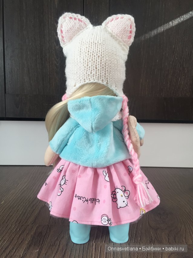 Интерьерная кукла из ткани ручной работы "Кетти" (фото 3)
