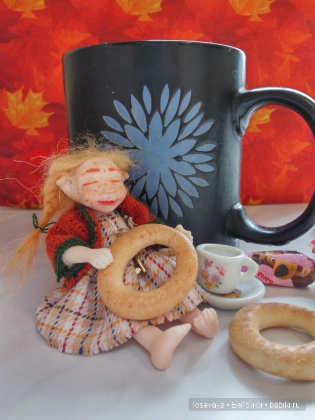 Лесная Соня. Шарнирная авторская кукла (фото 7)