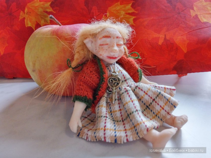 Лесная Соня. Шарнирная авторская кукла (фото 5)