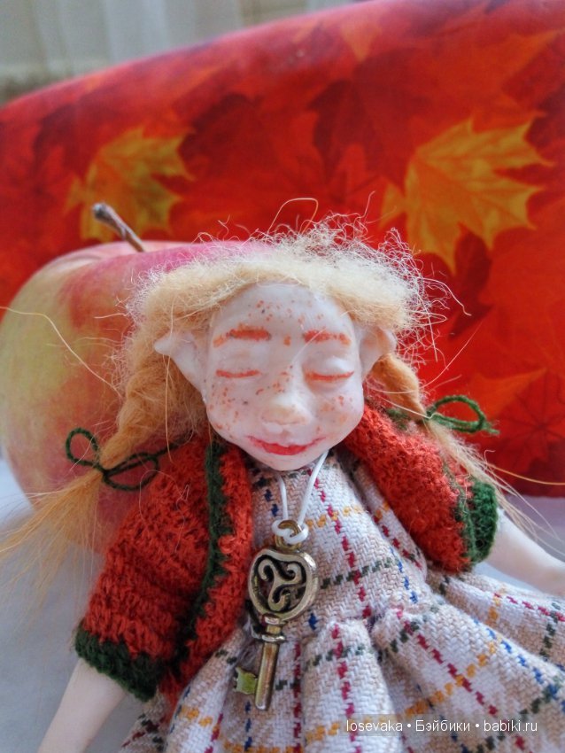 Лесная Соня. Шарнирная авторская кукла (фото 6)