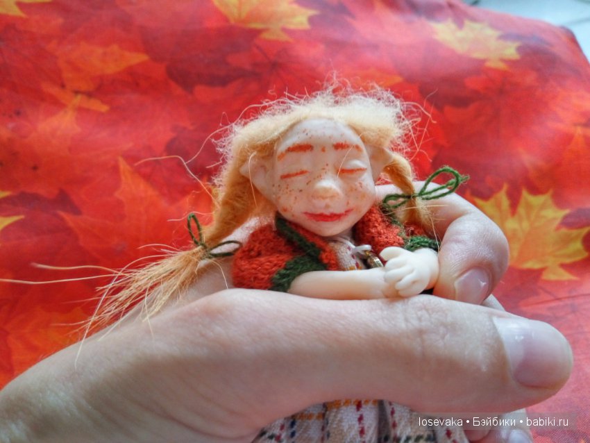 Лесная Соня. Шарнирная авторская кукла (фото 4)