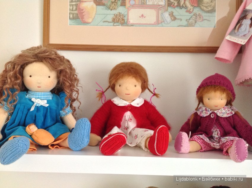 Waldorf dolls — Авторские текстильные куклы: Вальдорфские (фото 4)