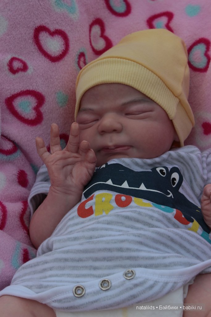 Ремонт куклы реборн . " Обновленный " Knox молд L.L .E (фото 10)