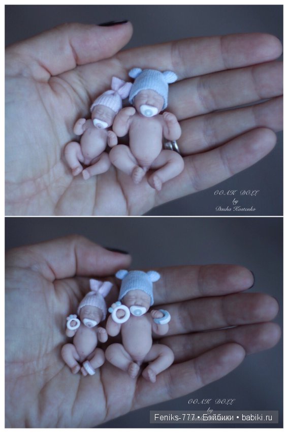 Мои маленькие Васьки. ООАК мини куклы Даши Костенко (фото 3)