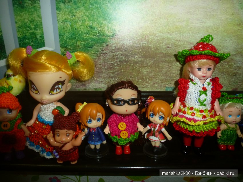 Мои куколки крошки от 3-14 см