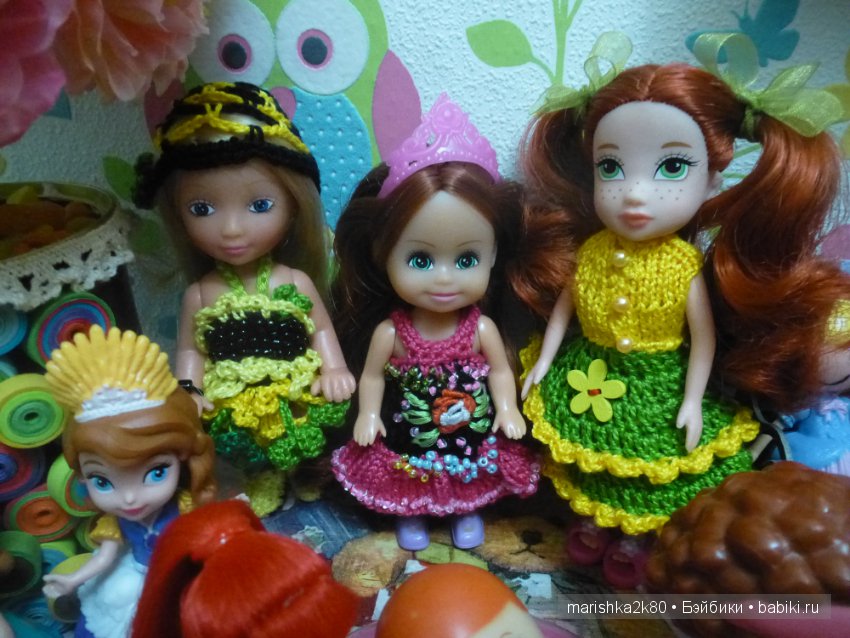 Мои куколки крошки от 3-14 см