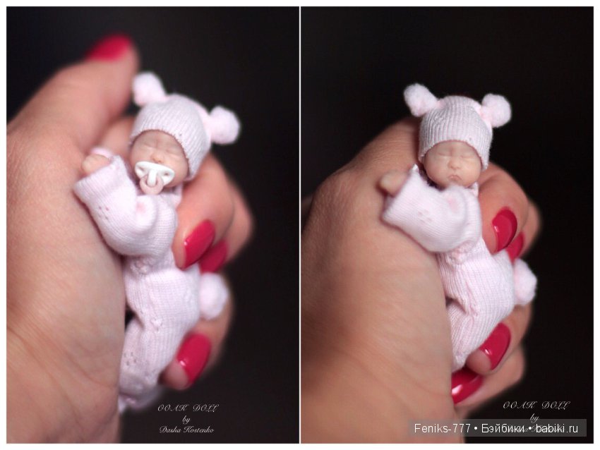 Моя Марусенька! ООАК мини кукла Даши Костенко (фото 3)