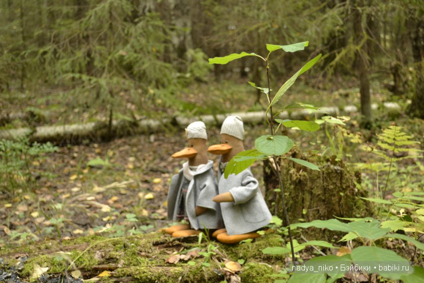 Волшебно-сказочный лес — Текстильные игрушки и примитивы: кофейные (фото 7)