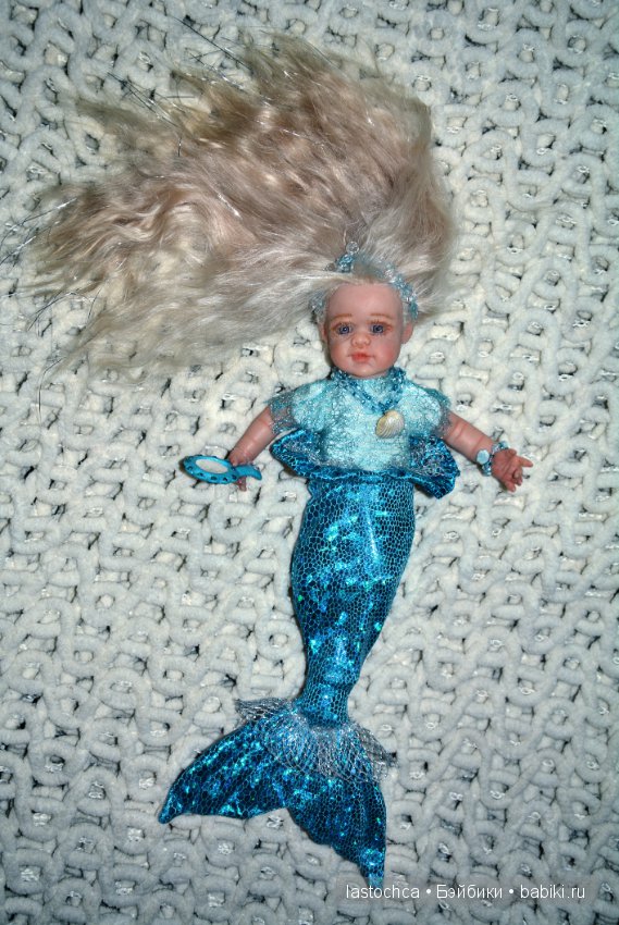 Авторские куклы Селена и Аврора - русалочки от Елены Ткаченко (фото 4)