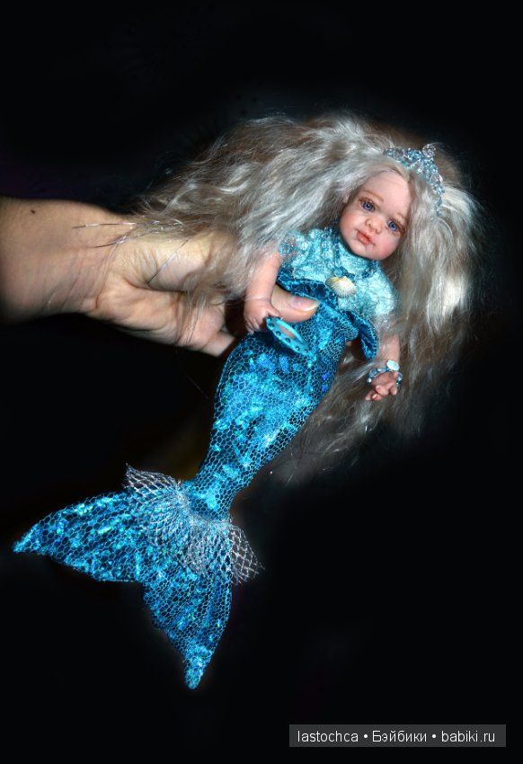 Авторские куклы Селена и Аврора - русалочки от Елены Ткаченко (фото 3)