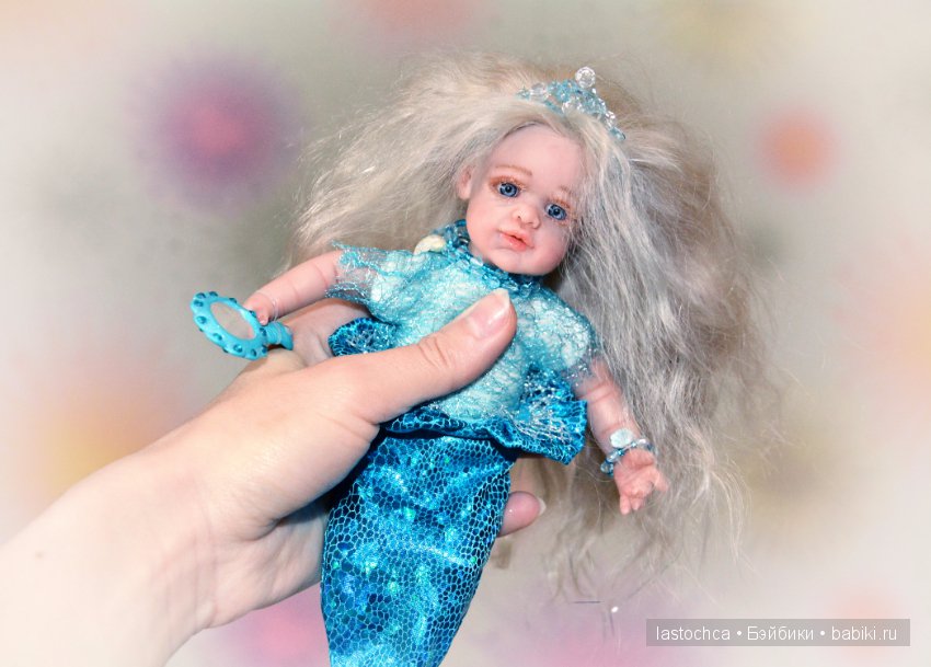 Авторские куклы Селена и Аврора - русалочки от Елены Ткаченко (фото 9)