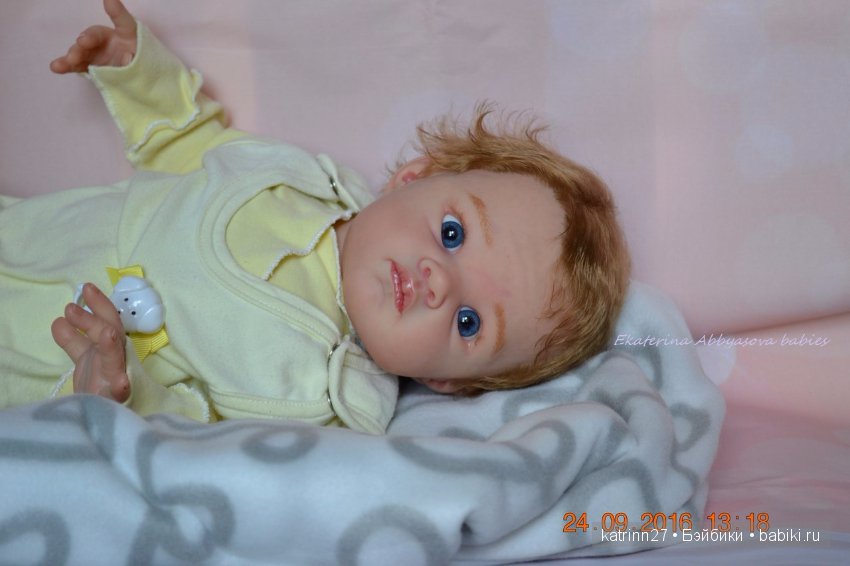 Малышка Либби, молд Poppet моя версия. Ekaterina Abbyasova babies (фото 4)