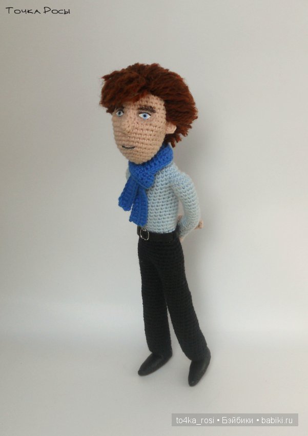 Шерлок. Вязаная кукла — Авторские вязаные куклы: интерьерные (фото 2)