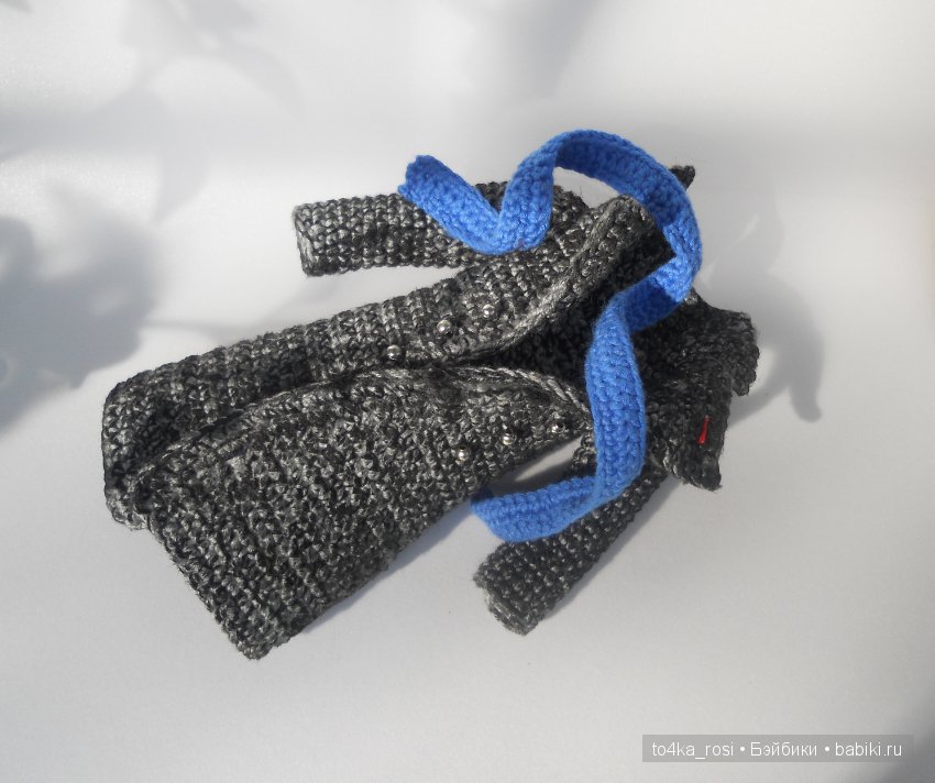 Шерлок. Вязаная кукла — Авторские вязаные куклы: интерьерные (фото 8)