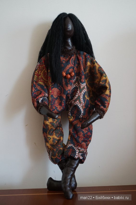 Интерьерные куколки из ткани Эйя и Чучи ручной работы