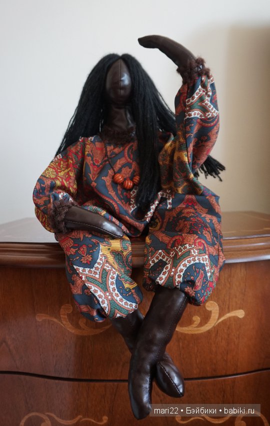 Интерьерные куколки из ткани Эйя и Чучи ручной работы (фото 4)