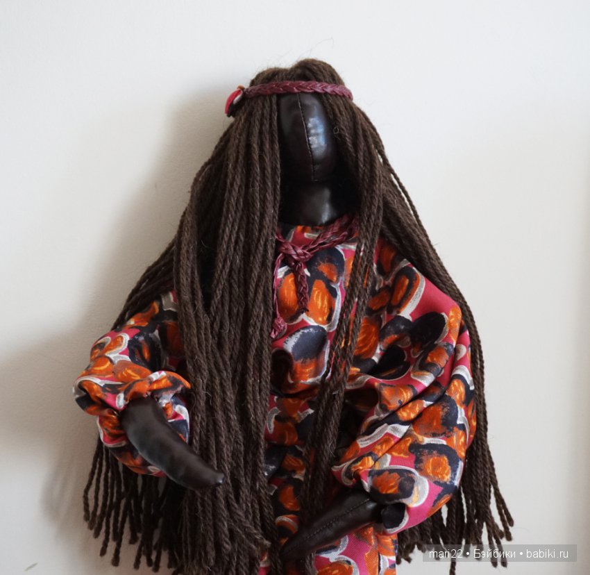 Интерьерные куколки из ткани Эйя и Чучи ручной работы