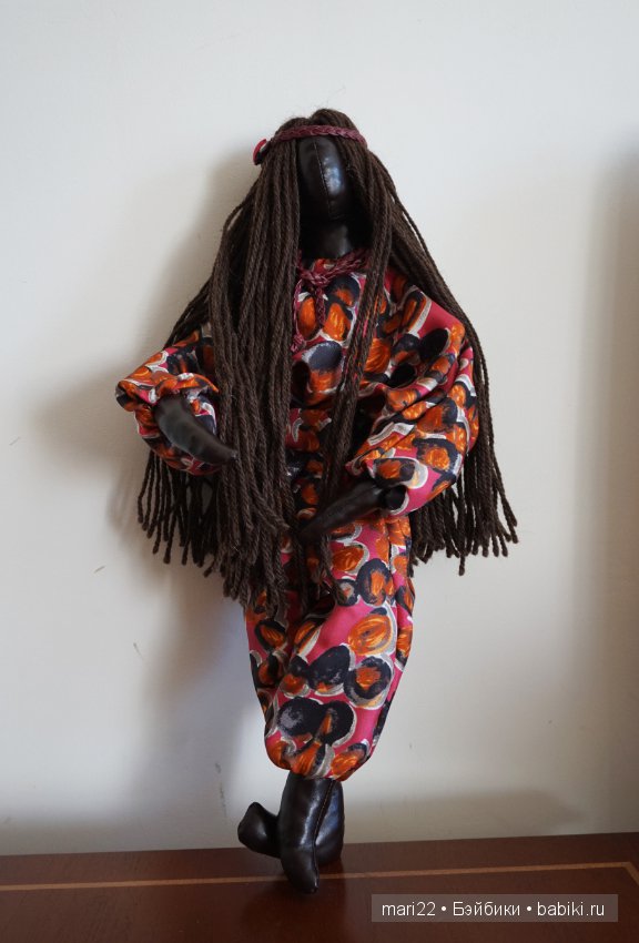 Интерьерные куколки из ткани Эйя и Чучи ручной работы