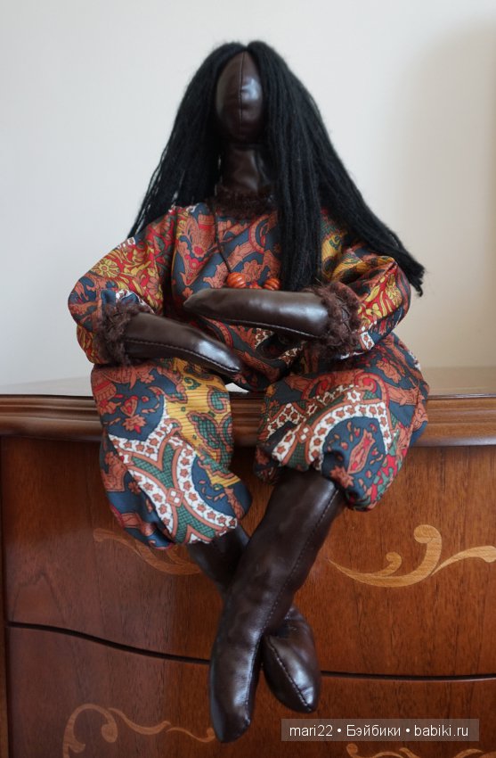 Интерьерные куколки из ткани Эйя и Чучи ручной работы